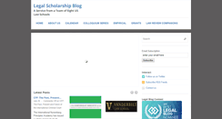 Desktop Screenshot of legalscholarshipblog.com